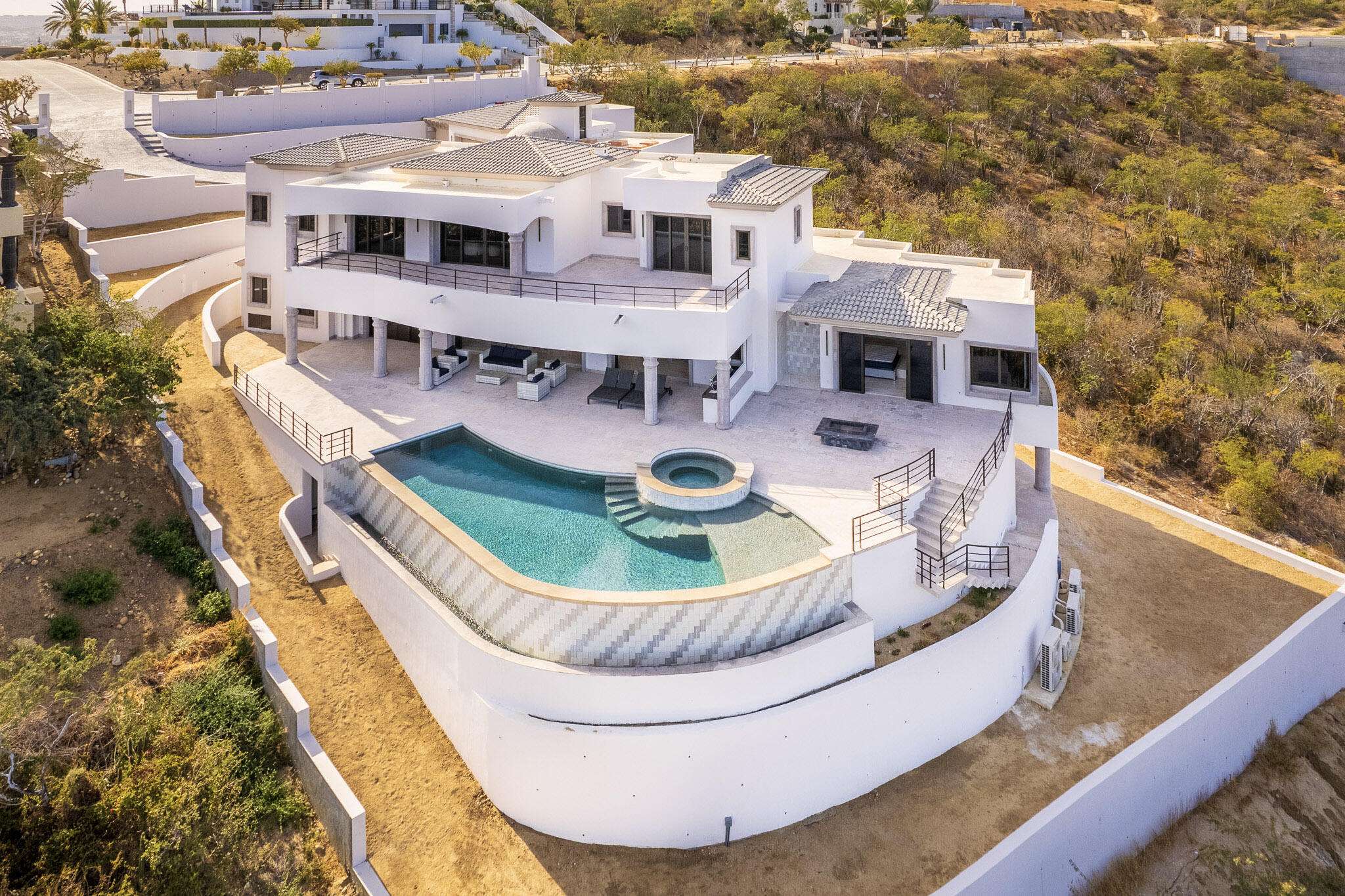Cabo Luxury Rolling Hills **Casa Canuck** is a custom residence located at the highest point of **Rolling Hills, Pacific, Los Cabos**, offering exceptional privacy and **360-degree panoramic for sale