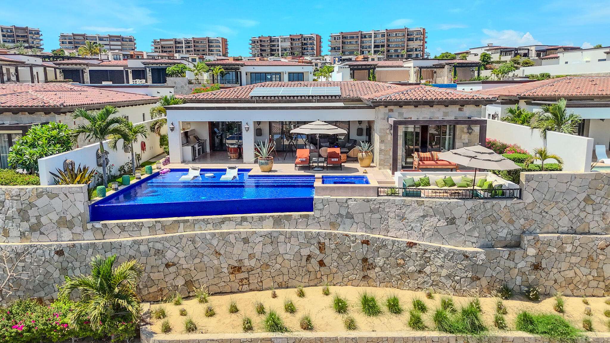 Cabo Luxury Rancho Cerro Colorado Rincon del Afan: A Desert Modern Masterpiece with Beach Access Anchored on a for sale
