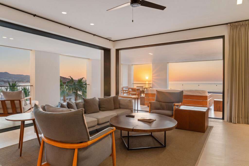 Cabo Luxury Hacienda Csl Experience elevated beachfront living at 1 Homes Cabo Residence 6-303, a beautifully designed two-bedroom plus den home within the exclusive Hacienda Beach Club & Residences Phase II community. Perfectly positioned along Medano Beach, this oceanfront property captures impressive for sale