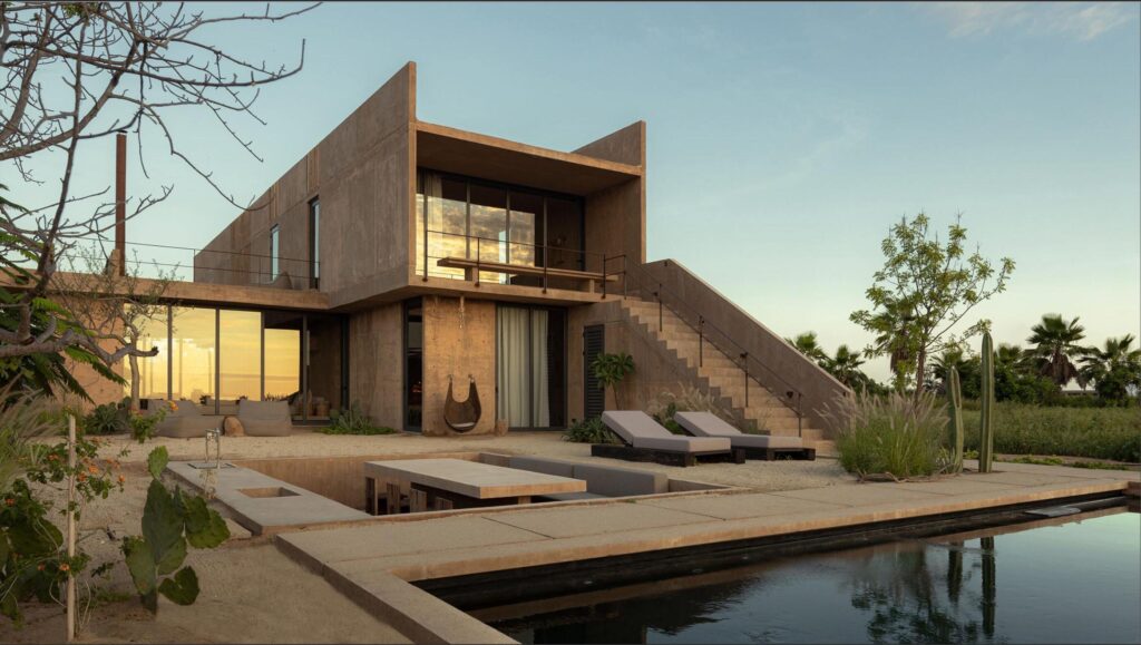Cabo Luxury Pescadero Own a permanent seat inside one of the world's most awarded wellness destinations.Located within the exclusive Paradero Hotel Todos Santos part of Leading Hotels of the World, in the heart of El Pescadero, this extraordinary 4-bedroom villa is the only real definition of luxury living in Todos Santos. These branded residences offer more than 300 square meters of beautifully designed interior living space, blending brutalist contemporary architecture with the raw beauty of the desert landscape, creating a seamless indoor-outdoor experience unlike anything else in the Baja. Designed with the same philosophy that made Paradero internationally recognized for its architecture, wellness experiences, and Michelin-recognized hospitality, this fully furnished villa combines privacy, design, and effortless resort living. The home features expansive social areas, spacious bedroom suites, custom-crafted Mexican furnishings, and an atmosphere that embraces natural light, tranquility, and connection with the surrounding environment.In the middle of the masterplan, the residence owners will enjoy the Longevity center, which is the community's vibrant social hub, centrally located within Paradero Homes. Built around four pillars: Healthy Culinary Culture, Mind and Body, Movement, and Human Connections. The Clubhouse features a family-friendly food market and cafeteria, a one-of-a-kind spa with unseen architecture, the most thoughtful Human Performance (fitness) center program, and versatile indoor-outdoor recreation spaces. The Clubhouse will also feature a private music space, where homeowners can find inspiration and creation, free from the noise of the outside world.Owners also enjoy access to the world-class amenities of Paradero, including the iconic infinity pool, spa and wellness experiences, farm-to-table dining, yoga, hiking, curated outdoor adventures, and concierge-style services that have positioned the property among the most sought-after luxury destinations in Baja California Sur.Perfectly located between Todos Santos and the Pacific coastline, this villa offers a rare opportunity to own a design-forward residence inside one of the most unique hospitality concepts in Mexico. Whether used as a private retreat, investment property, or lifestyle purchase, Paradero Residences delivers a level of exclusivity, architecture, and experience that is truly unmatched in the area.Paradero Residences are located a short drive away from the wild and swimmable beach of Las Palmas, the surf break of San Pedrito and Cerritos Beach, as well as 10 minutes away from downtown Todos Santos and 1 hour drive to the International Airport of San Jose Del Cabo. – Paradero Residences, Pacific, Pacific, BS