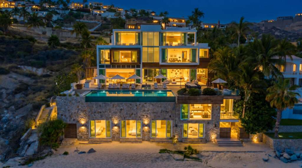 Cabo Luxury Punta Bella Considering all things Casa Mareva may well be the finest residential property currently offered on the Baja market. What truly distinguishes Casa Mareva is its rarity. There is simply no other oceanfront estate in Baja that combines this level of architectural scale, world class amenities, proven rental performance, and one of the most coveted stretches of swimmable coastline in the entire peninsula. Set along this extraordinary shoreline, the estate offers exceptional privacy while being just minutes from the prestigious Palmilla Golf Club, world renowned resorts, fine dining, and luxury amenities. Located within the prestigious gated community of Punta Bella, Casa Mareva captures panoramic – 35 Avenida Camino Real, San Jose Corridor, BS