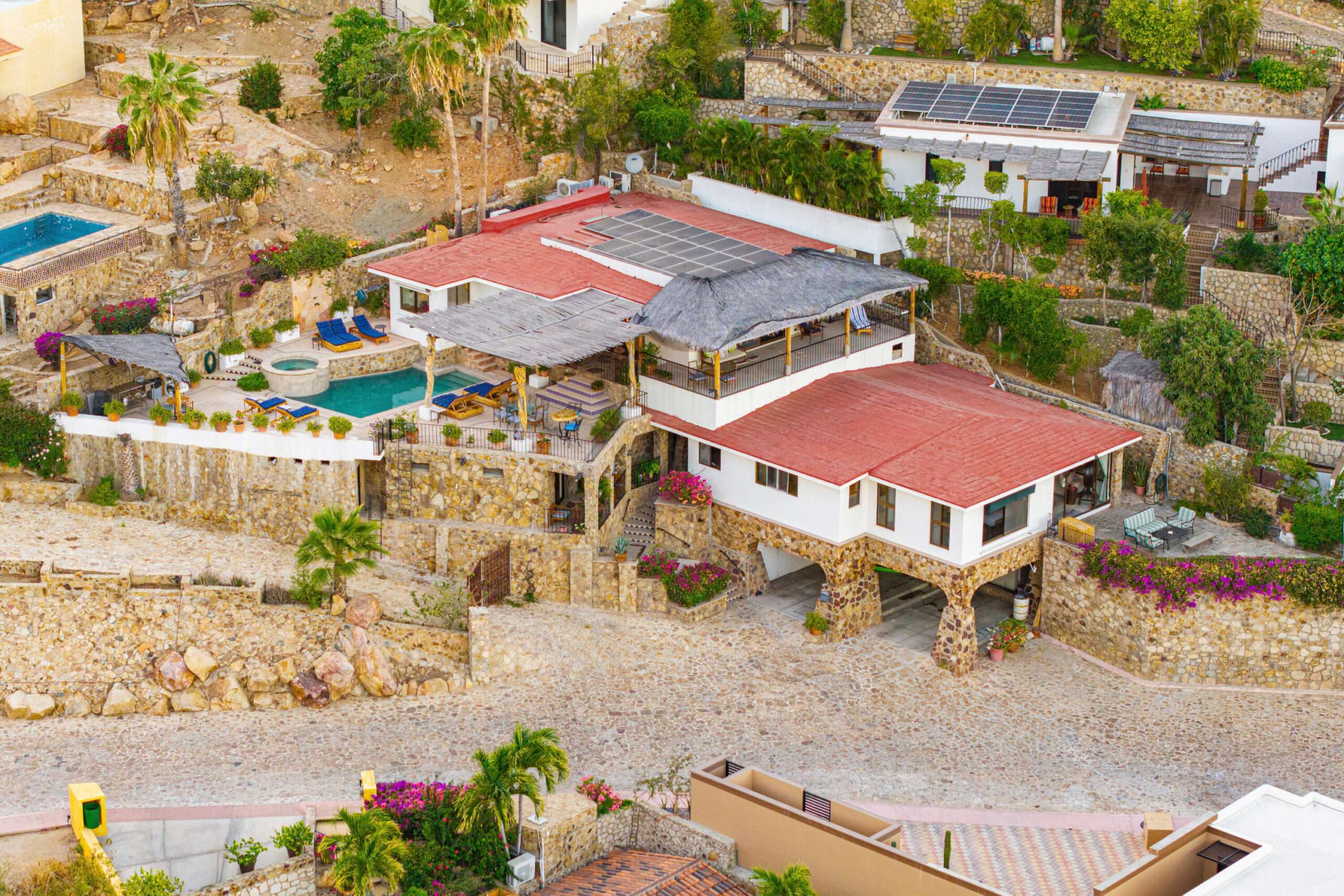 Cabo Luxury La Cima Set at the highest point of La Cima in the prestigious gated community of Club Campestre, this 5-bedroom, 3.5-bath residence enjoys spectacular – Costa Villa 103, C. Barrancas, Cabo San Lucas, BS