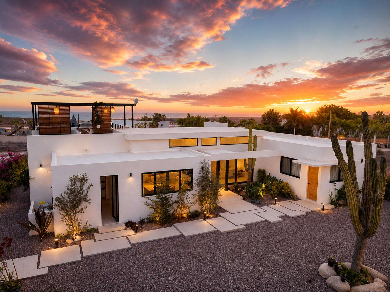Cabo Luxury La Cima Set at the highest point of La Cima in the prestigious gated community of Club Campestre, this 5-bedroom, 3.5-bath residence enjoys spectacular – Costa Villa 103, C. Barrancas, Cabo San Lucas, BS